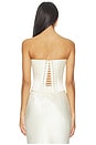 view 3 of 4 Della Corset Top in Ivory