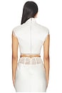 view 3 of 4 Lila Satin Top in Ivory