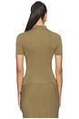 view 3 of 4 Timo Jersey Top in Taupe