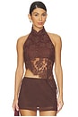 view 1 of 5 Sylvan Lace Top in Dark Walnut