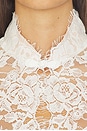 view 5 of 5 Saphina Lace Top in White