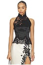 view 1 of 5 Elva Satin Top in Black