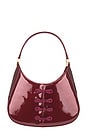 view 1 of 4 BOLSO MINI SAU PATENT in Bordeaux