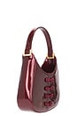 view 3 of 4 BOLSO MINI SAU PATENT in Bordeaux