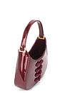 view 4 of 4 BOLSO MINI SAU PATENT in Bordeaux