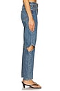 view 3 of 6 Cowgirl Straight Jeans in Classic Blue