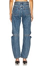 view 4 of 6 Cowgirl Straight Jeans in Classic Blue