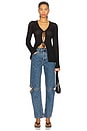 view 5 of 6 Cowgirl Straight Jeans in Classic Blue