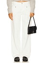 view 1 of 6 Supply Wide Leg Jeans in Milk