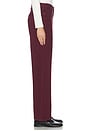view 3 of 6 Everyday Straight Jeans in Burgundy