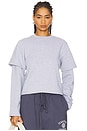 view 1 of 4 2tee Sweatshirt in Heather Grey