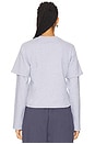 view 3 of 4 2tee Sweatshirt in Heather Grey