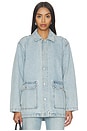 view 1 of 5 Barn Jacket in Vintage Blue