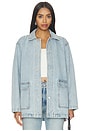 view 2 of 5 Barn Jacket in Vintage Blue