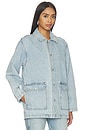 view 3 of 5 Barn Jacket in Vintage Blue