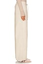 view 3 of 6 Cool Wide Leg in Beige Leather