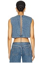 view 3 of 4 Cool Crop Top in Classic Blue