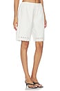 view 2 of 6 Pepita Short in White
