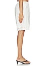 view 3 of 6 Pepita Short in White