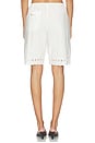 view 4 of 6 Pepita Short in White
