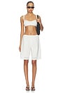 view 5 of 6 Pepita Short in White