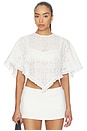 view 1 of 5 Soba Poncho in White