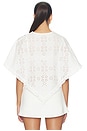 view 3 of 5 Soba Poncho in White