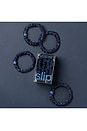 view 5 of 7 Skinny Scrunchies Set Of 4 in Navy