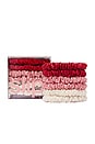 view 1 of 8 Pure Silk Skinny Scrunchies Set Of 6 in Sweetie