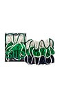 view 1 of 6 COLETEROS GRANDES DE SEDA PURA PURE SILK LARGE SCRUNCHIES in Game Day