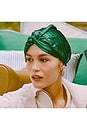 view 6 of 6 Striped Pure Silk Turban in Club Classic