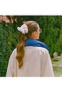 view 5 of 5 Pure Silk Jumbo Scrunchie in Courtside