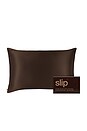 view 1 of 8 FUNDA DE ALMOHADA REINA QUEEN PILLOWCASE in Chocolate
