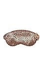 view 1 of 3 Pure Silk Sleep Mask in Rose Leopard