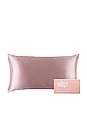 view 1 of 3 King Pure Silk Pillowcase in Pink