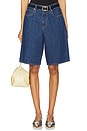 view 1 of 6 Baggy Short in Willow Blue
