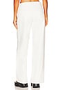 view 3 of 4 JEAN PIERNA ANCHA MICA in White