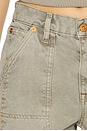 view 6 of 6 Tess Long Worker Jeans in Faded Olive