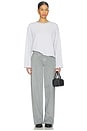 view 5 of 6 Lexi Low Rise Relaxed Wide Leg Jeans in Shadow Grey