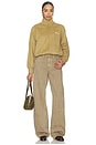 view 6 of 7 Cassie High Rise Relaxed Jeans in Driftwood Brown