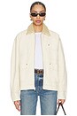 view 1 of 5 Casey Square Worker Jacket in Winter Ecru