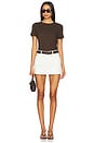 view 5 of 6 Worker Mini Skirt in Natural White