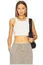 view 1 of 4 Ultra Crop Tank in Natural White