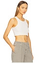 view 2 of 4 Ultra Crop Tank in Natural White