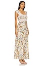 view 2 of 3 The Veronica Slip Dress in Blonde Floral & Pink Lace