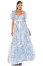 view 1 of 3 The Ritz Dress in Baby Blue Toile