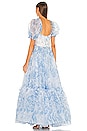 view 3 of 3 The Ritz Dress in Baby Blue Toile