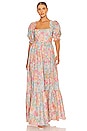 view 1 of 3 The Terrace Gown in Grapefruit Floral