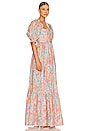 view 2 of 3 The Terrace Gown in Grapefruit Floral