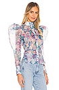view 3 of 5 The Emma Blouse in Pastel Floral